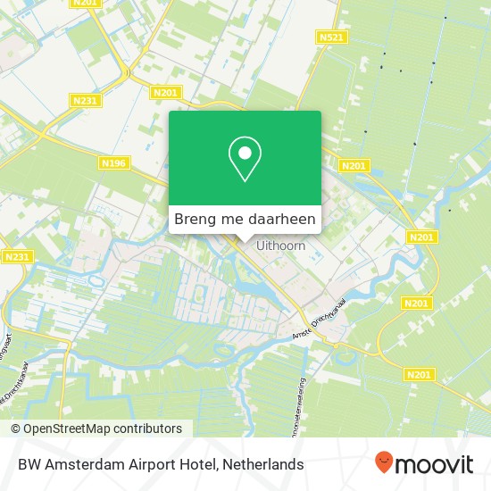 BW Amsterdam Airport Hotel kaart