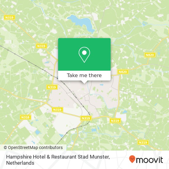 Hampshire Hotel & Restaurant Stad Munster kaart