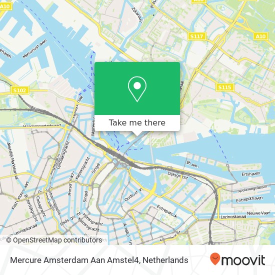 Mercure Amsterdam Aan Amstel4 kaart