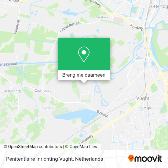 Penitentiaire Inrichting Vught kaart