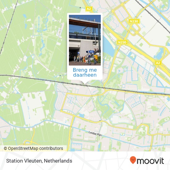 Station Vleuten kaart