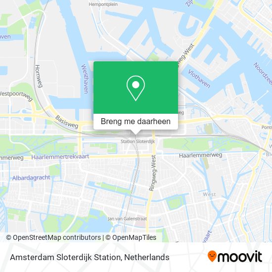 Amsterdam Sloterdijk Station kaart