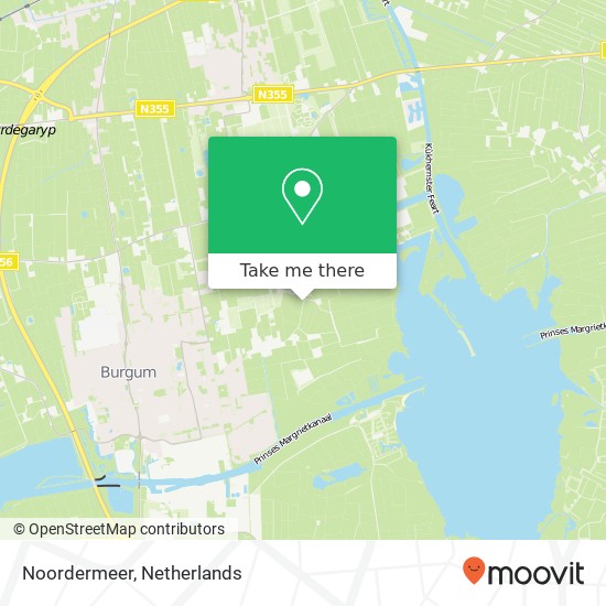 Noordermeer kaart