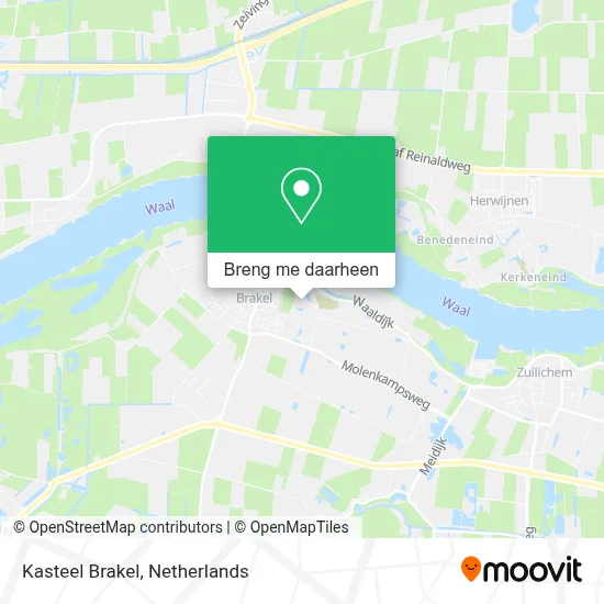 Kasteel Brakel kaart