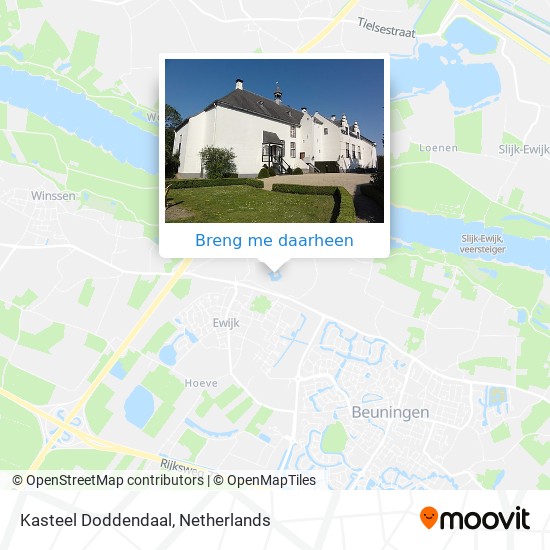 Kasteel Doddendaal kaart