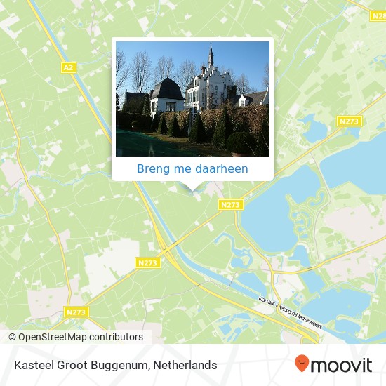 Kasteel Groot Buggenum kaart