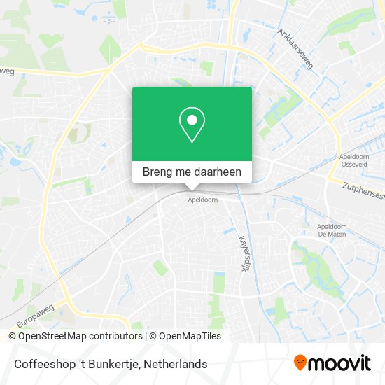 Coffeeshop 't Bunkertje kaart