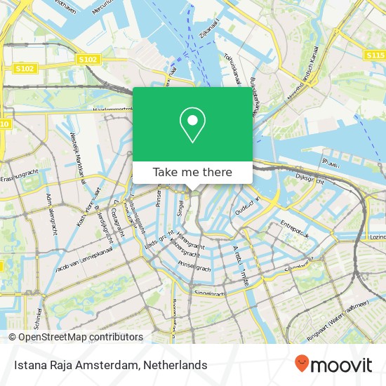 Istana Raja Amsterdam kaart
