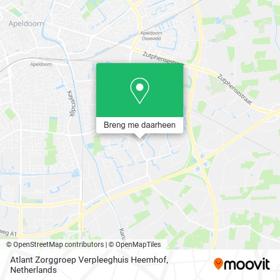 Atlant Zorggroep Verpleeghuis Heemhof kaart