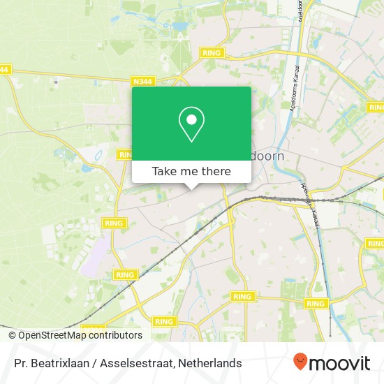 Pr. Beatrixlaan / Asselsestraat kaart