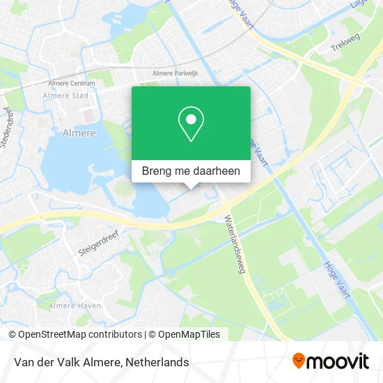 Van der Valk Almere kaart