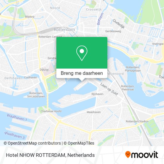 Hotel NHOW ROTTERDAM kaart