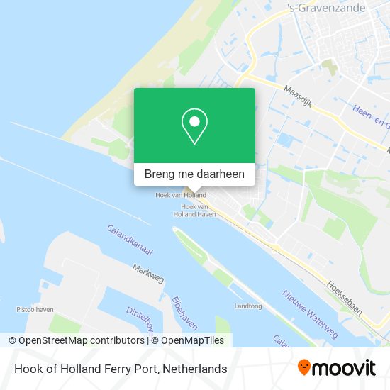 Hook of Holland Ferry Port kaart
