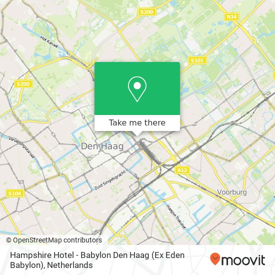 Hampshire Hotel - Babylon Den Haag (Ex Eden Babylon) kaart