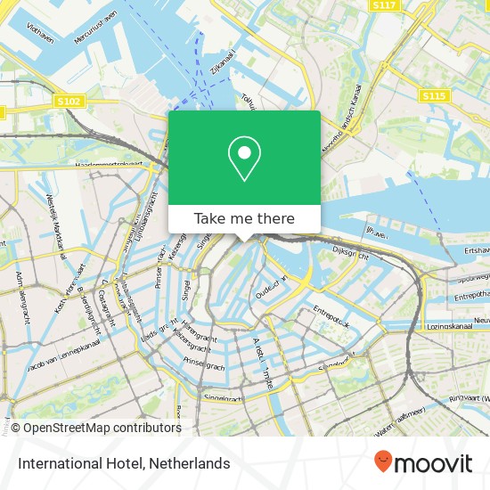 International Hotel kaart