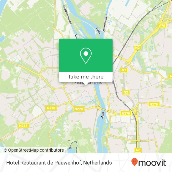 Hotel Restaurant de Pauwenhof kaart