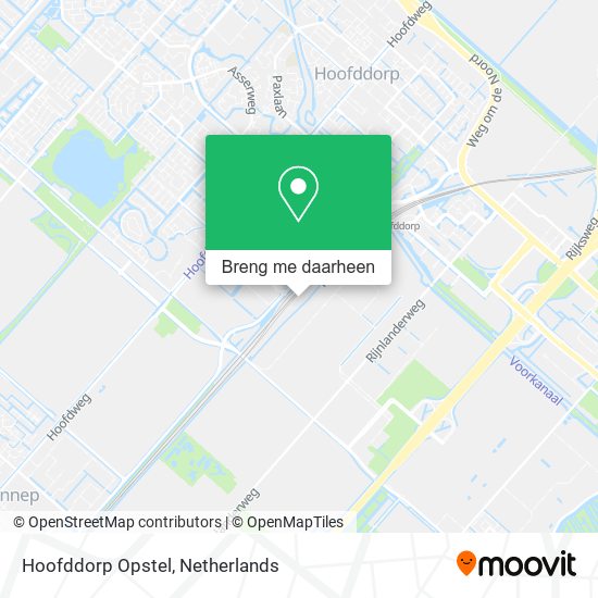 Hoofddorp Opstel kaart