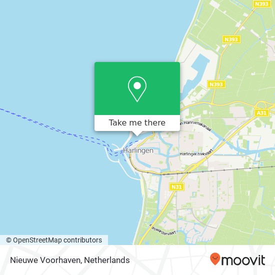 Nieuwe Voorhaven kaart