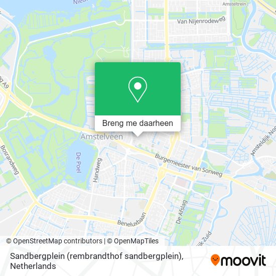 Sandbergplein (rembrandthof sandbergplein) kaart