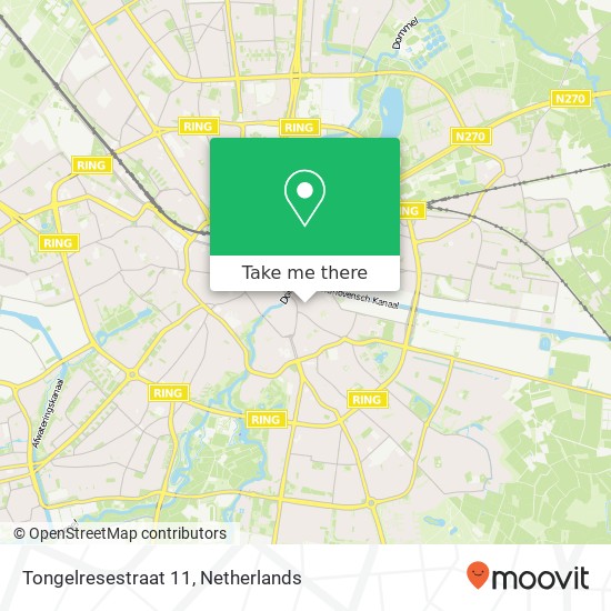 Tongelresestraat 11, 5611 VJ Eindhoven kaart