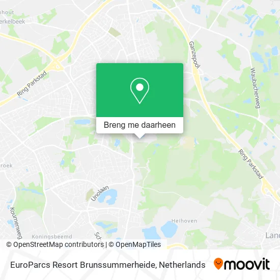 EuroParcs Resort Brunssummerheide kaart