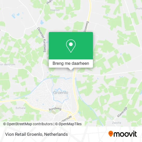 Vion Retail Groenlo kaart