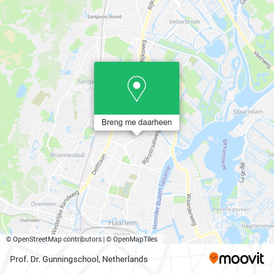 Prof. Dr. Gunningschool kaart