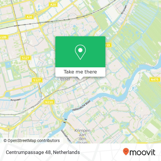Centrumpassage 48, 2903 HD Capelle aan den IJssel kaart