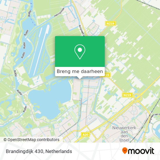 Brandingdijk 430 kaart