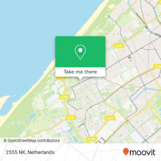 2555 NK, 2555 NK Den Haag, Nederland kaart