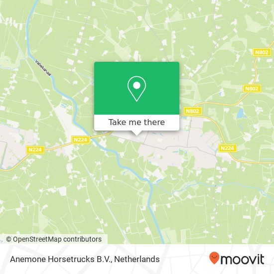 Anemone Horsetrucks B.V. kaart