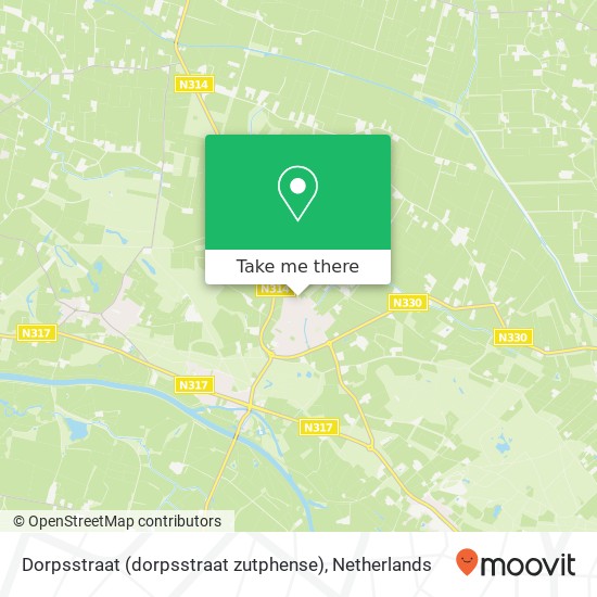 Dorpsstraat (dorpsstraat zutphense), 6999 AC Hummelo kaart