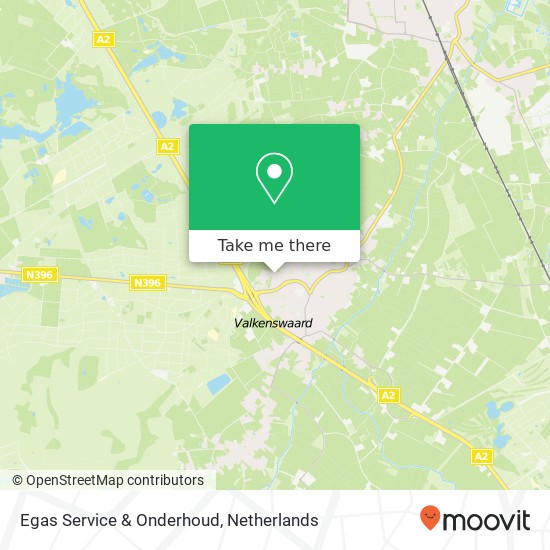 Egas Service & Onderhoud, Biesven 6A kaart