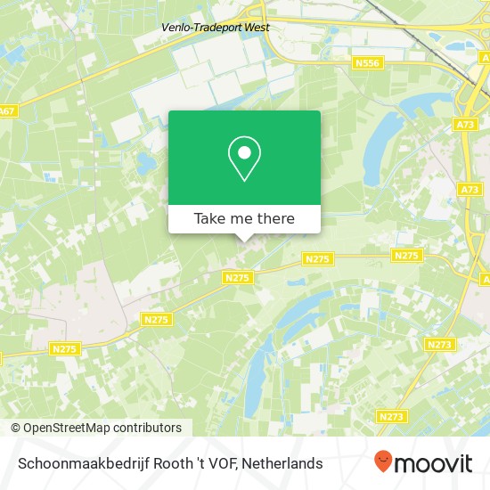 Schoonmaakbedrijf Rooth 't VOF, Rooth 41 kaart