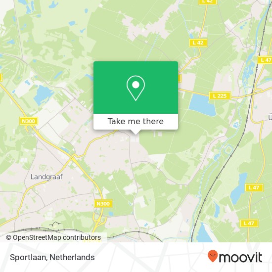 Sportlaan, Sportlaan, 6374 CM Landgraaf, Nederland kaart