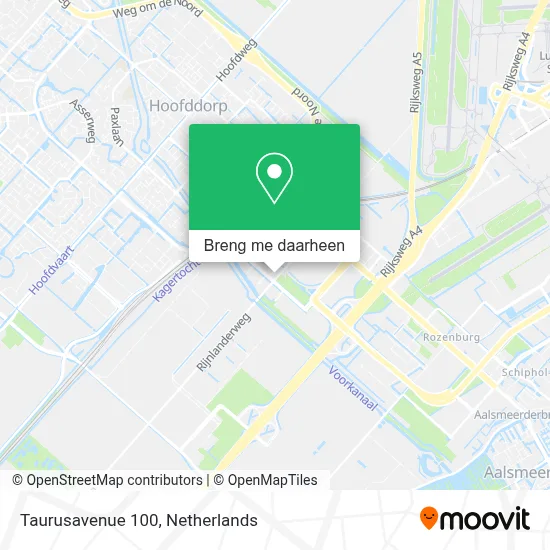 Taurusavenue 100 kaart