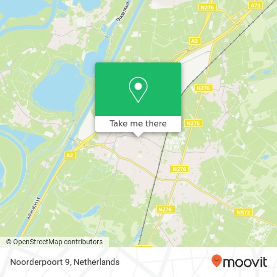 Noorderpoort 9, 6101 BC Echt kaart