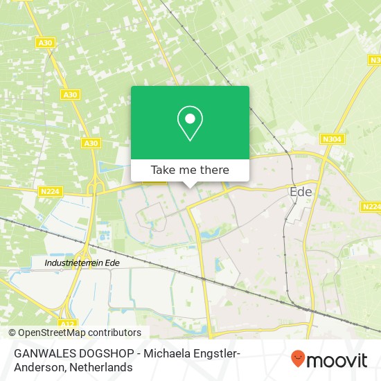 GANWALES DOGSHOP - Michaela Engstler-Anderson kaart