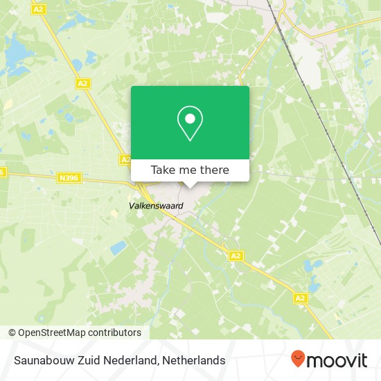 Saunabouw Zuid Nederland kaart