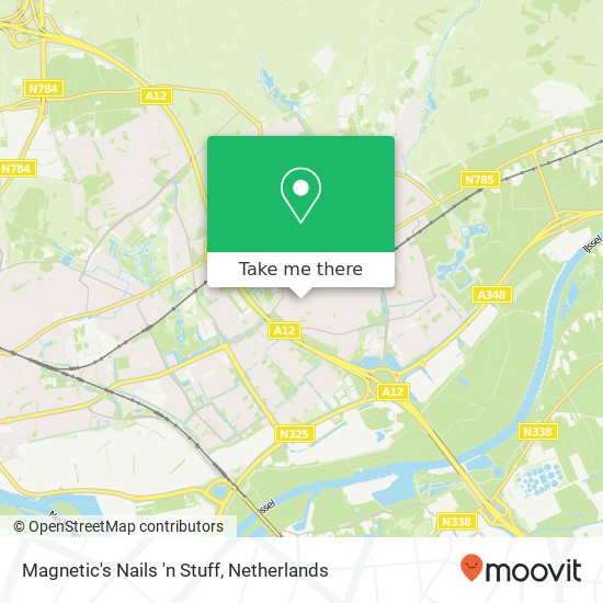 Magnetic's Nails 'n Stuff, Karel van Gelderstraat 10 kaart