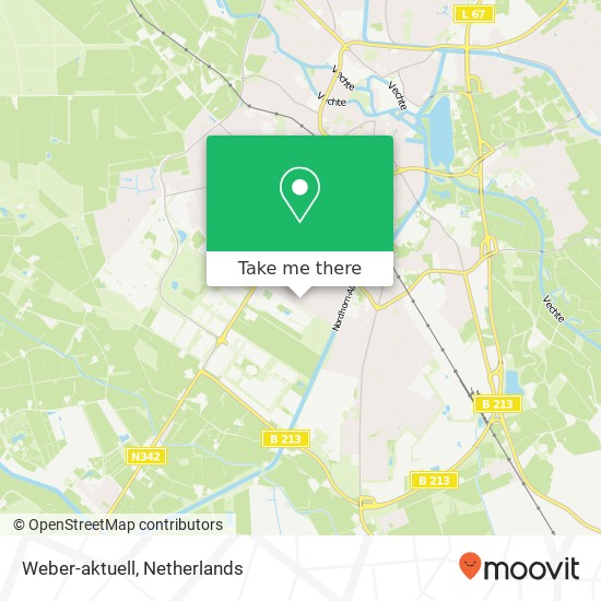 Weber-aktuell kaart
