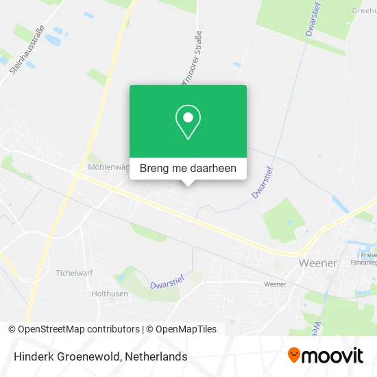 Hinderk Groenewold kaart