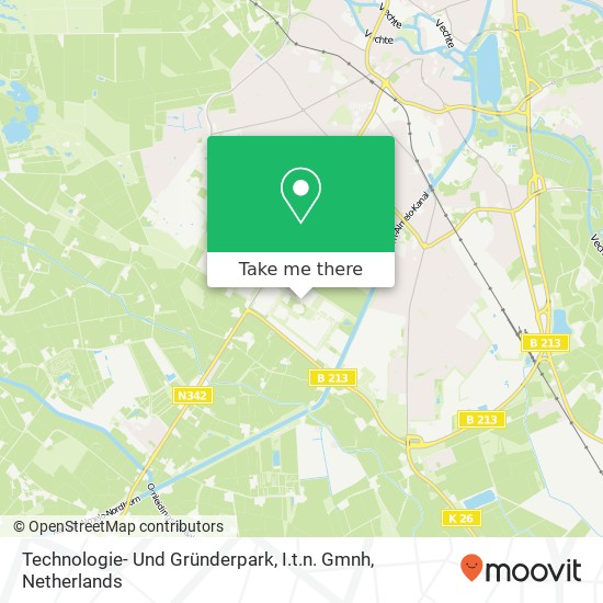 Technologie- Und Gründerpark, I.t.n. Gmnh kaart