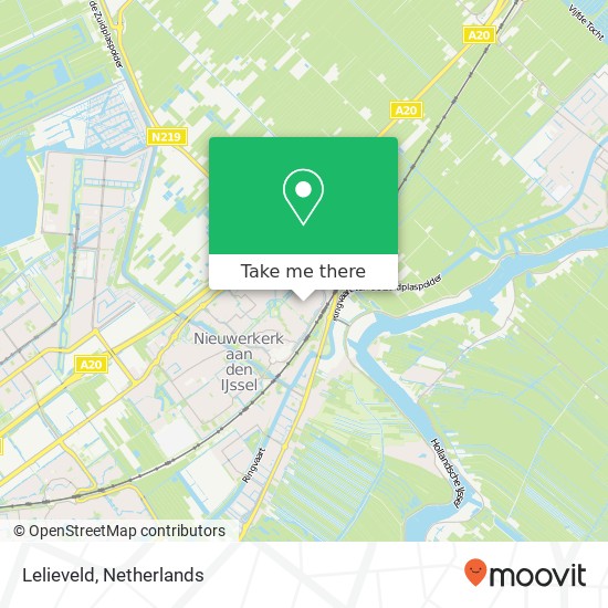 Lelieveld, Lelieveld, 2914 Nieuwerkerk aan den IJssel, Nederland kaart