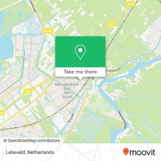 Lelieveld, 2914 Nieuwerkerk aan den IJssel kaart