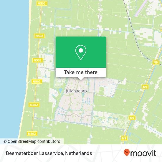 Beemsterboer Lasservice kaart