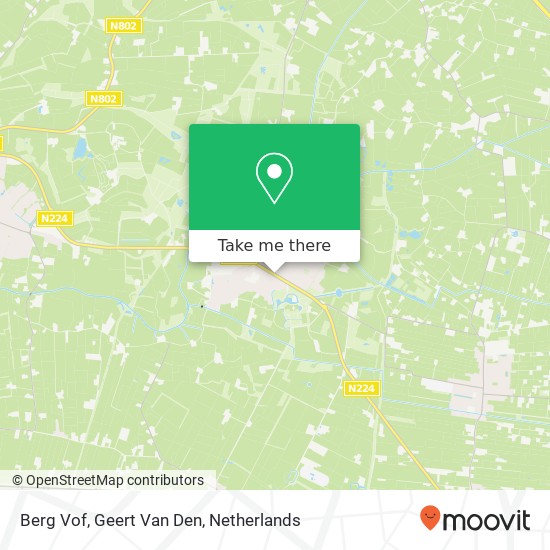 Berg Vof, Geert Van Den kaart