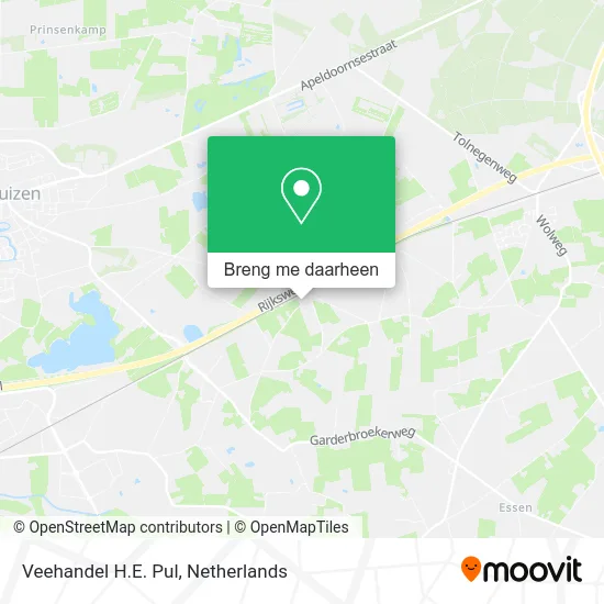 Veehandel H.E. Pul kaart