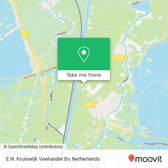E.N. Kruiswijk Veehandel Bv kaart