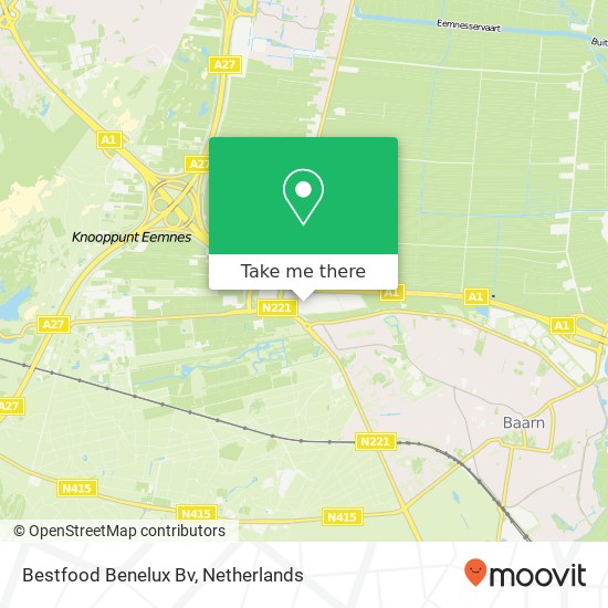Bestfood Benelux Bv kaart